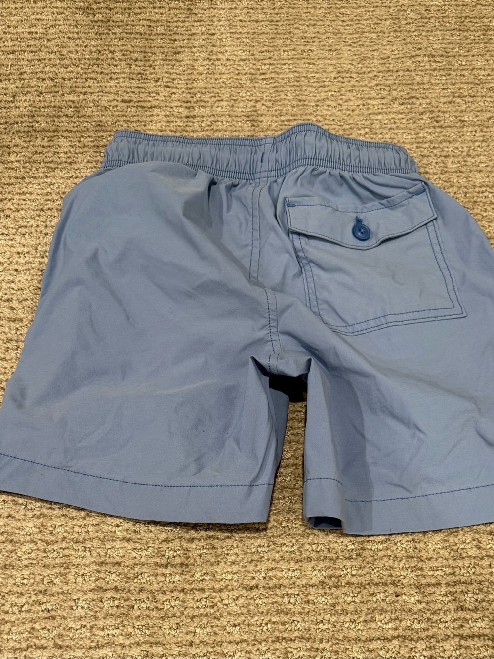 Crewcuts Pale Blue Elastic Waist Swim Shorts - Picture 3 of 3